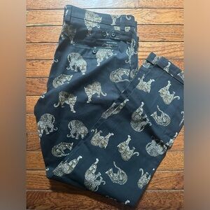 Dolce & Gabbana Leopard  Pants Men’s Eu 50 US 34 New